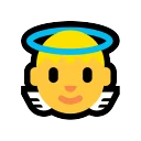 Baby Angel: Light Skin Tone 👼🏻 Emoji Meaning & Unicode Emoji