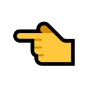 Backhand Index Pointing Left: Medium-Light Skin Tone 👈🏼 Emoji Meaning & Unicode Emoji