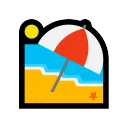 Beach With Umbrella ️ 🏖 Emoji Meaning & Unicode Emoji