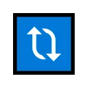 Clockwise Vertical Arrows 🔃 Emoji Meaning & Unicode Emoji