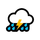 Cloud With Lightning And Rain ⛈️ None Emoji Meaning & Unicode 🌍 Emoji