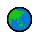 Globe Showing Asia-Australia 🌏 Emoji Meaning & Unicode Emoji