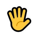 Hand With Fingers Splayed: Light Skin Tone 🖐🏻 Emoji Meaning & Unicode Emoji