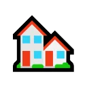 Houses ️ 🏘 Emoji Meaning & Unicode Emoji