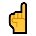 Index Pointing Up: Dark Skin Tone ☝ 🏿 Emoji Meaning & Unicode Emoji