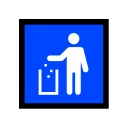 Litter In Bin Sign 🚮 Emoji Meaning & Unicode Emoji