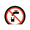 Non-Potable Water 🚱 Emoji Meaning & Unicode Emoji