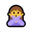 Person Gesturing No: Dark Skin Tone 🙅🏿 Emoji Meaning & Unicode Emoji