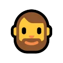 Person: Medium-Light Skin Tone, Beard 🧔🏼 Emoji Meaning & Unicode Emoji