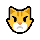 Pouting Cat 😾 Emoji Meaning & Unicode Emoji