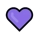 Purple Heart 💜 Emoji Meaning & Unicode Emoji