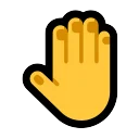 Raised Back Of Hand: Medium Skin Tone 🤚🏽 Emoji Meaning & Unicode Emoji