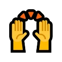 Raising Hands: Medium Skin Tone 🙌🏽 Emoji Meaning & Unicode Emoji