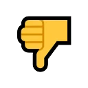 Thumbs Down: Light Skin Tone 👎🏻 Emoji Meaning & Unicode Emoji