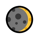 Waxing Crescent Moon 🌒 Emoji Meaning & Unicode Emoji