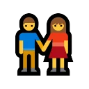 Woman And Man Holding Hands: Medium-Light Skin Tone 👫🏼 Emoji Meaning & Unicode Emoji