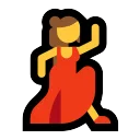 Woman Dancing: Medium Skin Tone 💃🏽 Emoji Meaning & Unicode Emoji