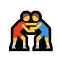 Women Wrestling: Light Skin Tone ‍♀️ 🤼🏻 Emoji Meaning & Unicode Emoji