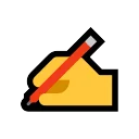 Writing Hand: Dark Skin Tone ✍🏿 Emoji Meaning & Unicode Emoji